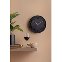 Nástenné hodiny Calma Karlsson KA6041BK, 30cm